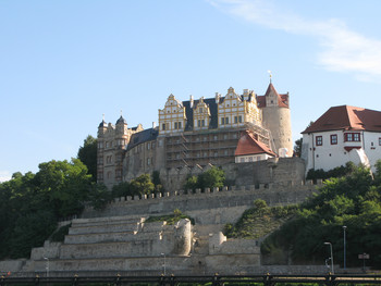 Das  Bild zeigt Schloss Bernburg.